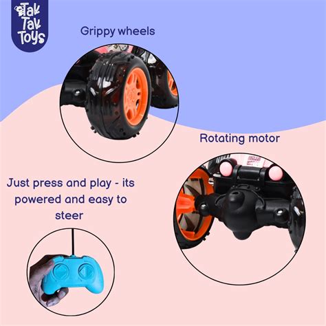 Spin Car - RC Toy with Lights – Tak Tak Toys