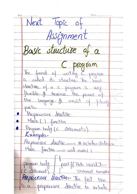 Structure of C Programme 的图像结果