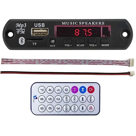 Rashri Stereo Auxiliary Music Audio Kit FM, USB,AUX,Card, MP3 Decoder ...