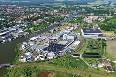 Luftbild Genthin - Brücken über dem Elbe-Havel-Kanal in Genthin im ...