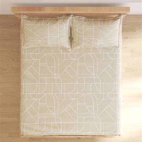 Buy Anagha Chester Cotton 144TC Printed 3Pcs Queen Bedsheet Set from ...