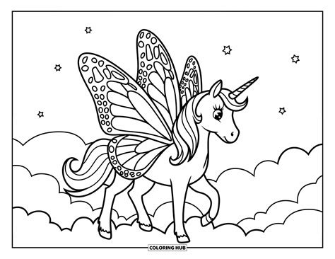 200+ Desenhos de unicórnio para colorir para crianças e adultos (PDFs ...