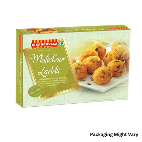 Buy Fresh Motichoor Laddu - Made with Desi Ghee | Bikanervala