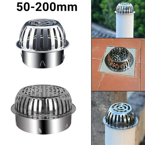 Balcony Roof Floor Drain Stainless Steel Round Large Displacement Anti ...