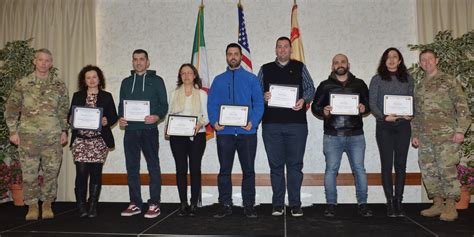 USAG Italy professionals recognized for completing first Developmental ...