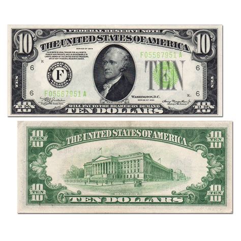 1934 $10 Federal Reserve Note