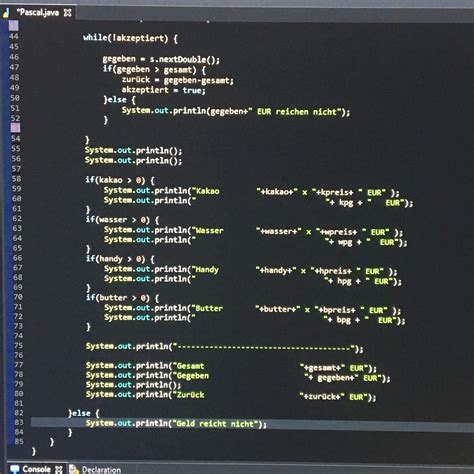 Java code für Kassenbon verbesserungen? (PC, Programmieren, Programmierung)