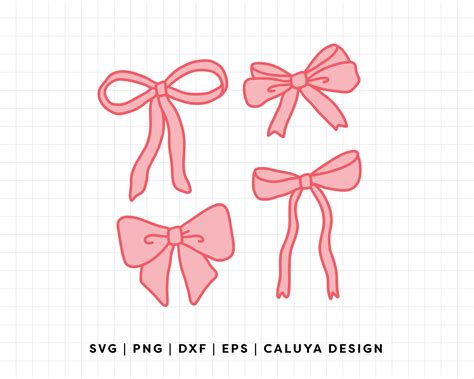 FREE Bows SVG | Cute Bows SVG – Caluya Design