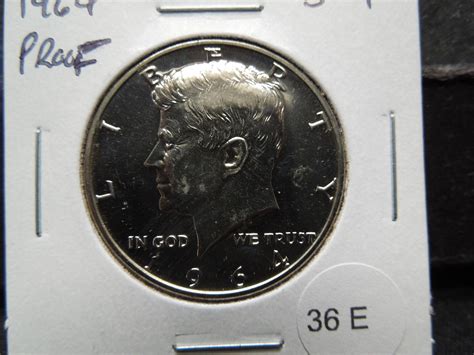 1964 Proof Kennedy Half Dollar. Auction