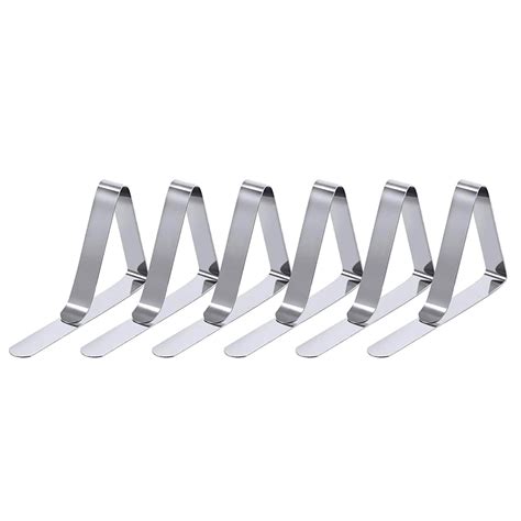 AQITTI 6 Pack Tablecloth Clips - Heavy Duty Picnic Table Clips ...