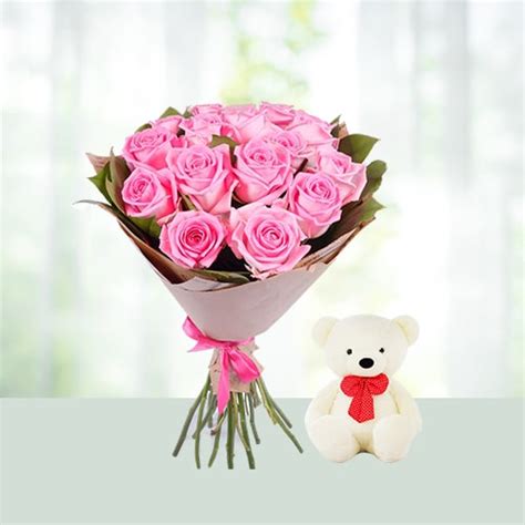 Send Pink Roses Bouquet Online in India | Phoolwala