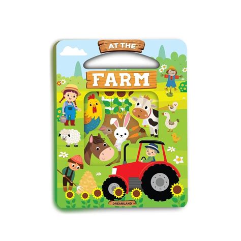 Dreamland Publication Die Cut Window Board Book- The Farm Picture Book ...