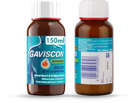 Buy GAVISCON HEARTBURN & INDIGESTION RELIEF SUSPENSION | PEPPERMINT ...