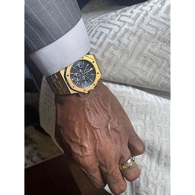 TIME WARRIOR Men's Watches DA Royalty Gold Luxury Watch India | Ubuy