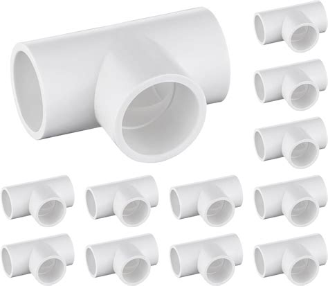 TianTianUp 12-Packs 34 inch Tee PVC Fitting 3 Way Furniture India | Ubuy