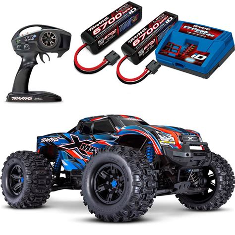 Traxxas X-Maxx 8S 4WD with Belted Tires RTR Monster Truck Combo w/4S 6700mAh & SINGLE Charger