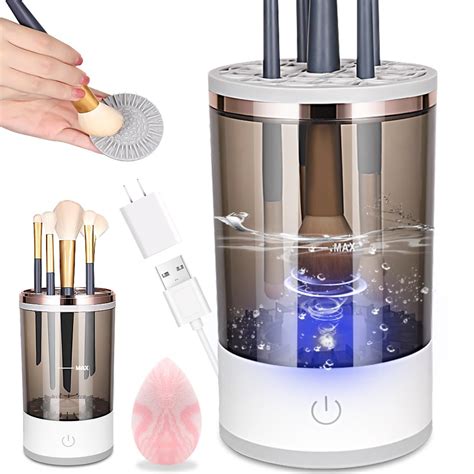 Amazon.com: Makeup Brush Cleaner, Electric Makeup Brush Cleaner Machine ...