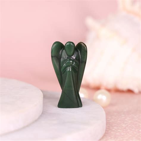 Green Aventurine Stone Angel – Spiritual Senses