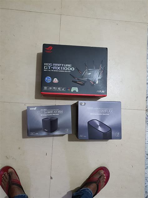 ASUS ZenWiFi XT8 Router Black - AX6600 Whole-Home Tri-Band Mesh WiFi 6 ...