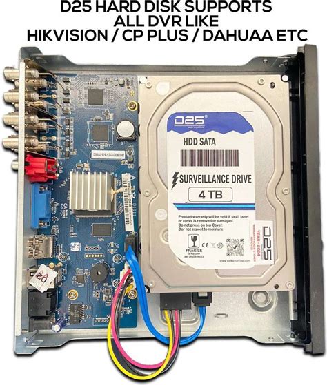 D25 Video 1TB Surveillance Hard Disk for All CCTV Camera DVR 1 TB ...