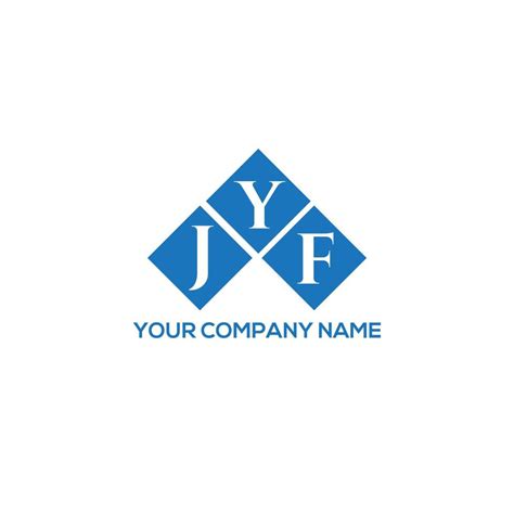 JYF letter logo design on white background. JYF creative initials ...