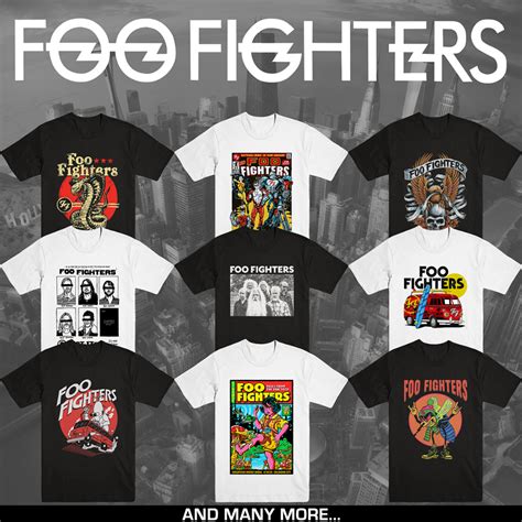 Jual FOO FIGHTERS | T-SHIRT BAND | GRUNGE - HARD ROCK | MERCHANDISE ...