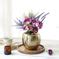 Hammered Flower Vase - Gold, 7.8''