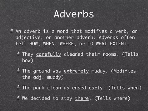 Articles, Adjectives, Adverbs (Updated) | KEY