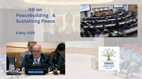 Joint Informal Interactive Dialogue on Peacebulding & Sustaining Peace - Greece for UNSC