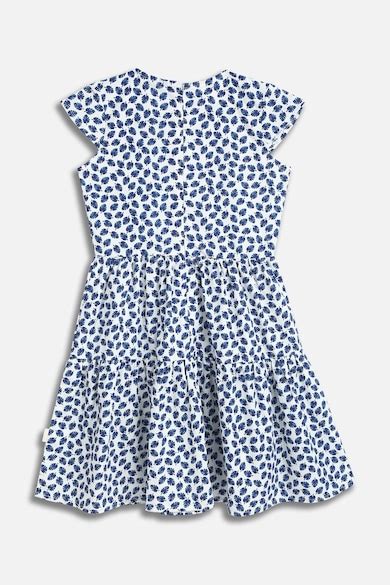Allen Solly Junior Casual Dresses, Girls Blue Print Casual Dress for ...