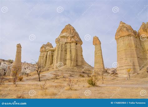 Cappadocia, Kapadokya Rock Caves in Turkey Stock Photo - Image of ...