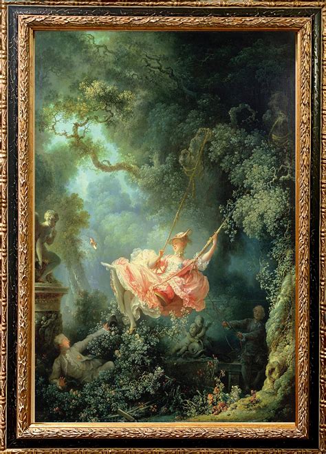 The Swing by Jean-honoré Fragonard Oil Painting Canvas Art - Etsy