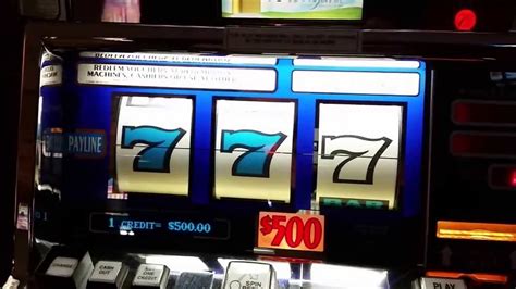 500 dollar slot machine wins