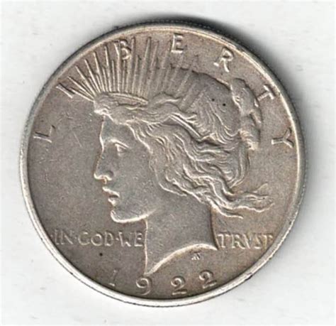 1922 S Silver USA Peace Dollar Coin | Dorset Coin Company