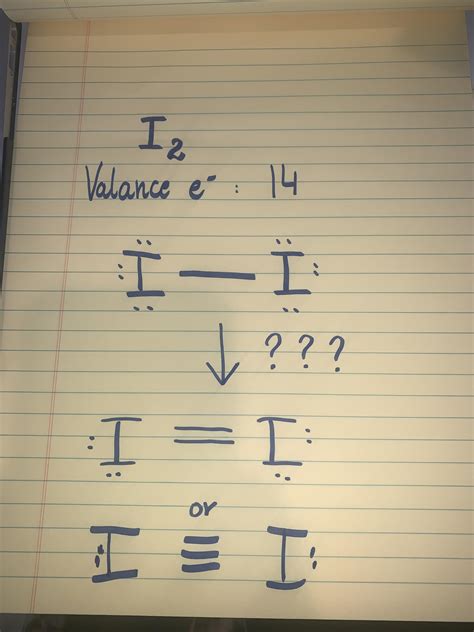 Electron Dot Structure For I2