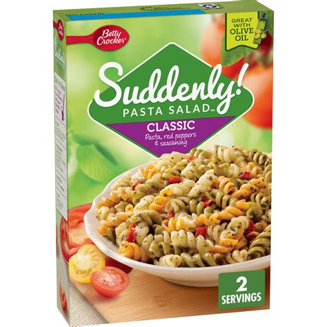 Suddenly Salad Classic Pasta Salad Mix with Red Peppers & Seasoning, 7. ...