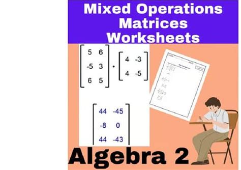 Image result for Matrix Operations Algebra 2