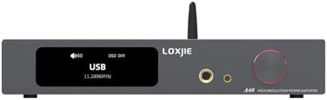 LOXJIE A40 Digital Audio Amplifier 165W*4Ω, Hi Res Headphone Amp ...