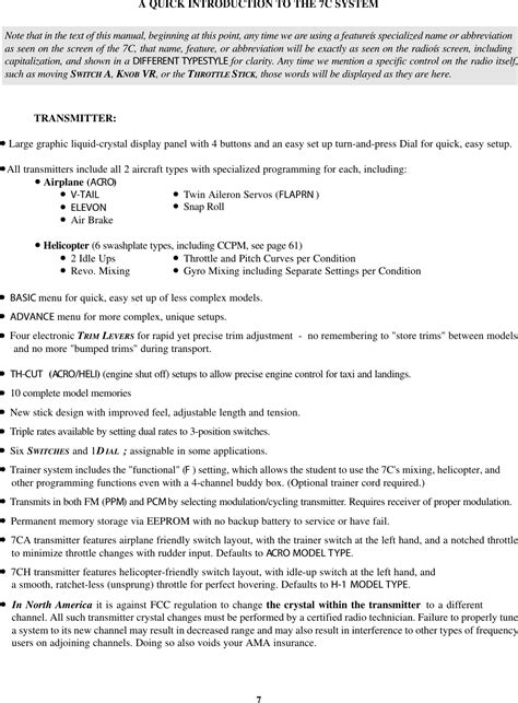 Image result for Futaba 7C Programming