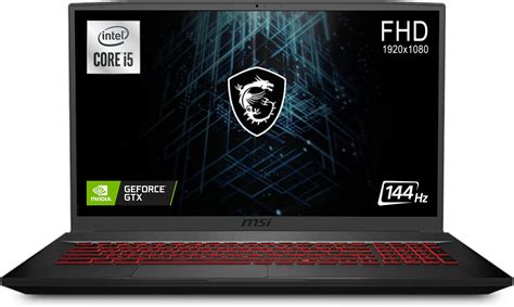 MSI GF75 Thin, Intel i5-10300H, 17.3"(43.9cm) FHD IPS-Level 144Hz Panel ...