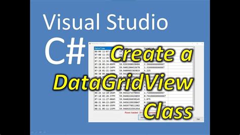 Image result for Visual Studio Code for a DataGridView
