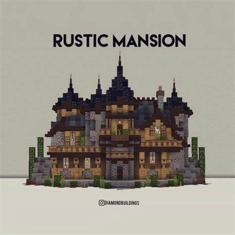 Image result for Rustic Minecraft Mansion Tutorial