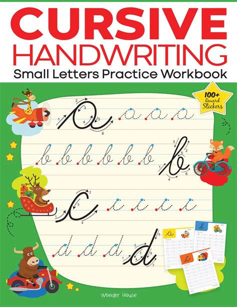 Cursive Handwriting - Small Letters: Practice Workbook For Children ...