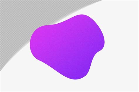 Abstract shape gradient element with purple color template psd png ...