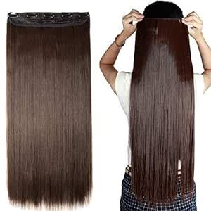 EKAN 5 Clips Hair Extension For Women and Girls Straight Hair ...