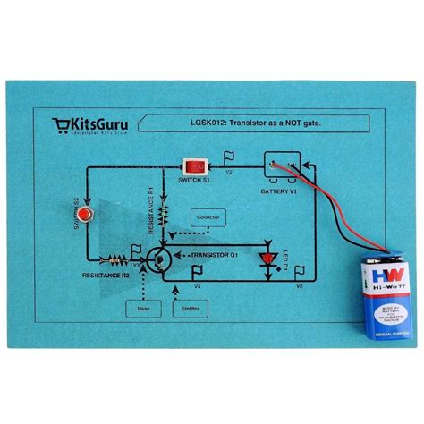 Image result for Not Gate Using Transistor