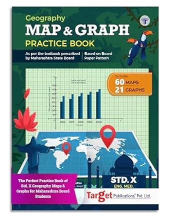 Std 10 Geography Maps and Graph Practice Book | SSC Maharashtra State ...