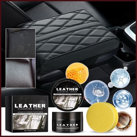 Car Leather Conditioner 100g Leather Care Balm Leather Balm Leather Restorer Leather Cleaning ...