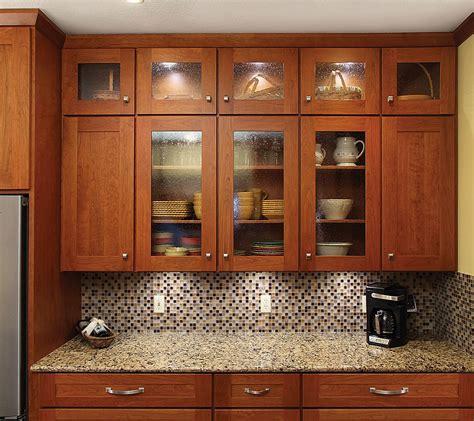 Oak Kitchen Cabinets With Glass Doors - Anipinan Kitchen