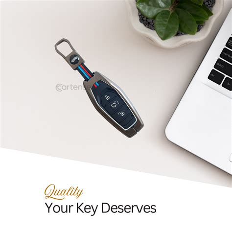 Mahindra XUV 500 Key Cover | Metal Silicon | 3 Button Smart Key – Cartense
